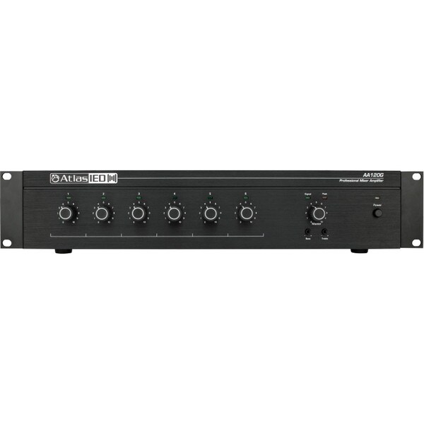 Main product image for AtlasIED AA120G 120W 6 Input Commercial Mixer-Amplifier242-912